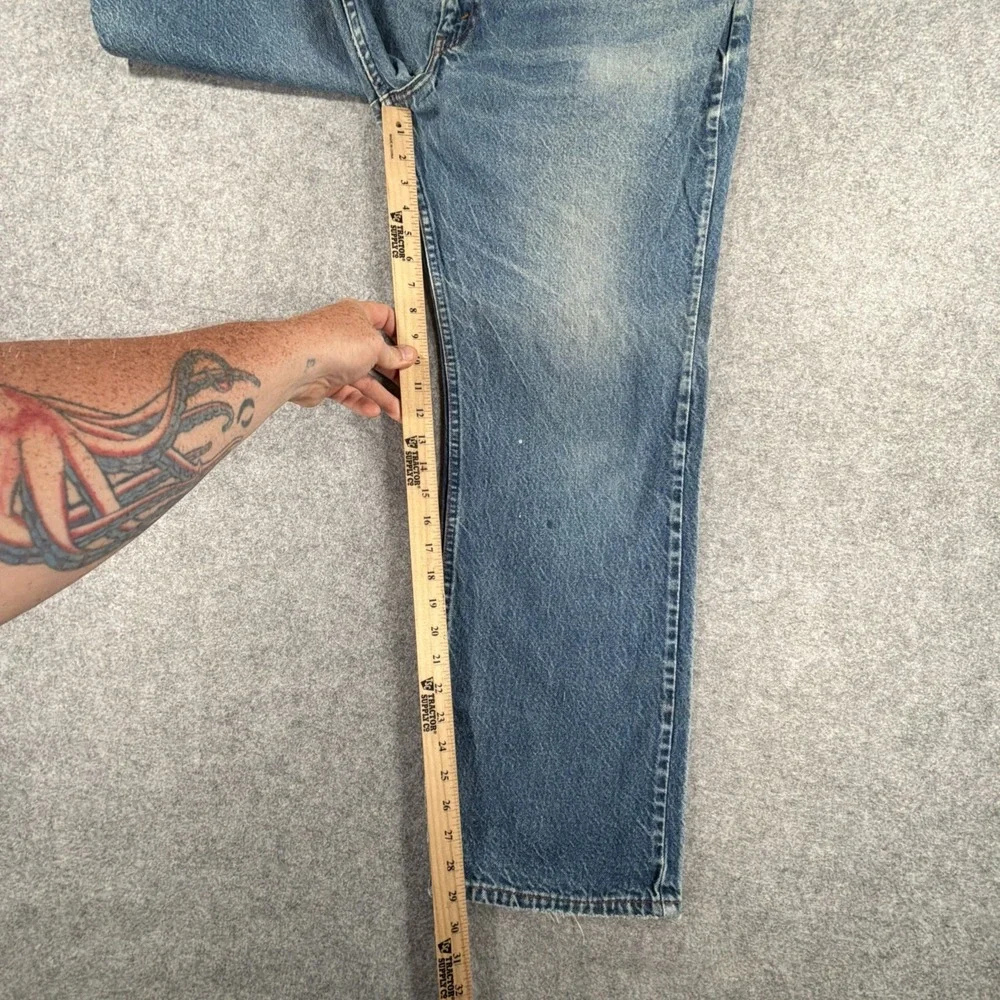 Levis 509 Jeans Vintage 80s Orange Tab Dark Blue Wash Size 42X30